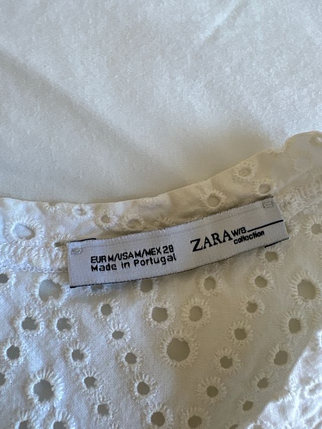 Camiseta Zara Blanca Talla M