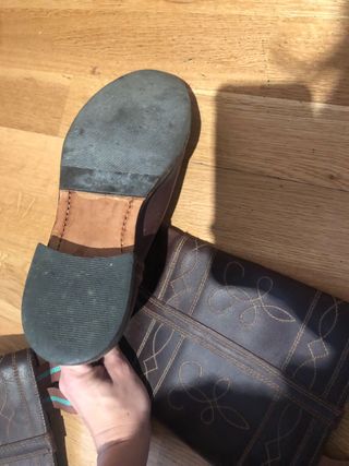 Botas de piel marrones