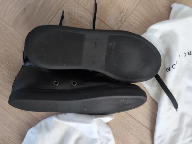 Zapatos de Piel Marc Jacobs Negros