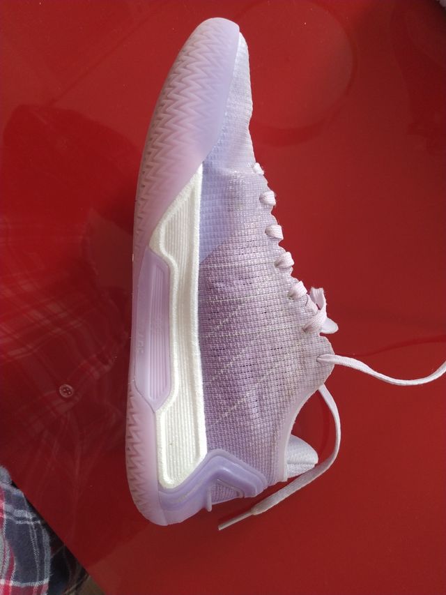 Zapatillas Baloncesto Morado/Blanco