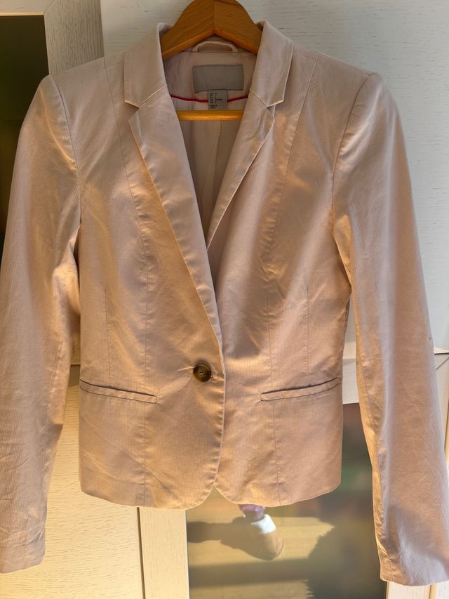 Blazer H&M Beige Talla S