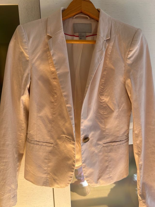 Blazer H&M Beige Talla S