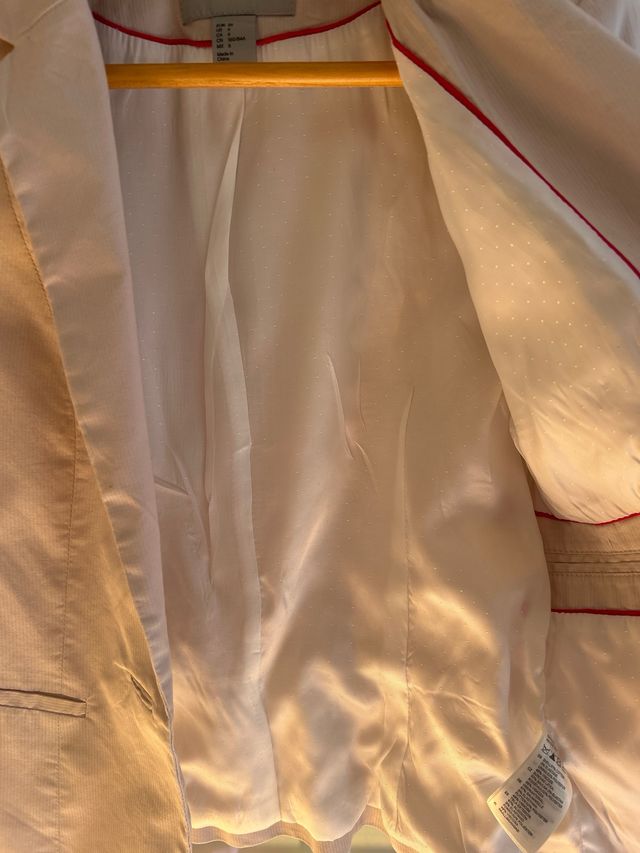 Blazer H&M Beige Talla S