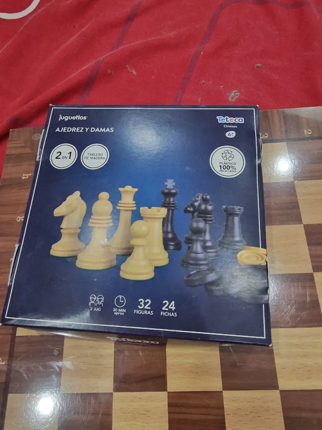 Ajedrez y Damas Teteca Clásicos Nuevo