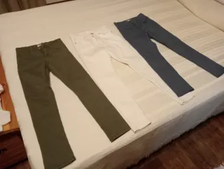 Lote 3 pantalones skinny niño Kiabi