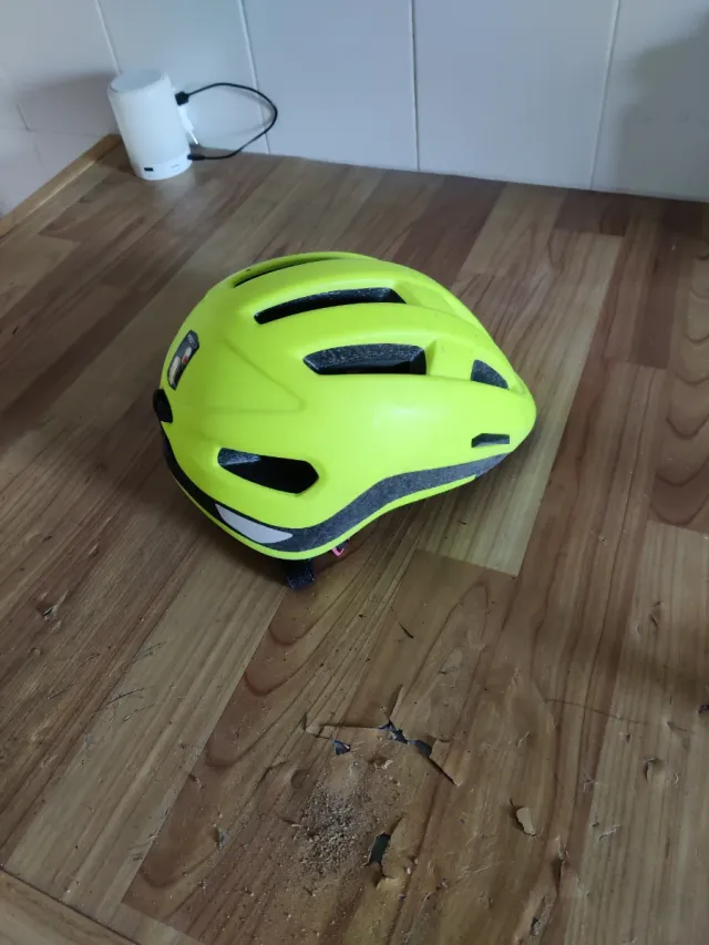 Casco de bicicleta BTWIN 500 amarillo