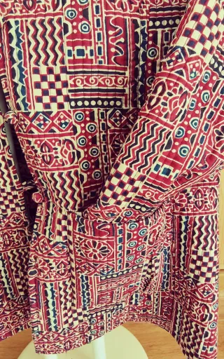 Chaqueta Algodón Reversible Estampada