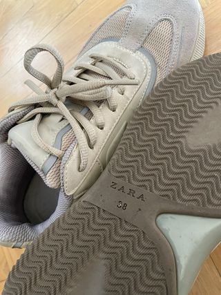 Deportivas Zara Beige