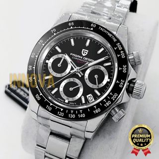 Reloj Hombre Pagani Design Daytona negro Seiko