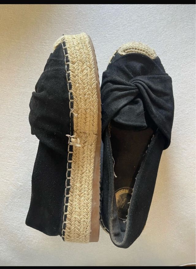 Esparteñas negras plataforma