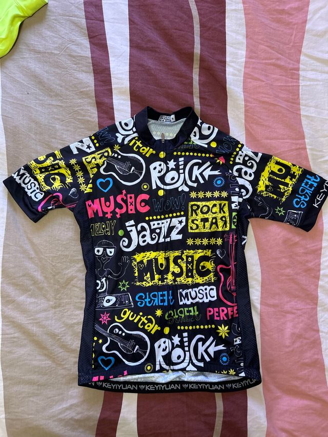 Maillot Ciclismo Rock Music Talla M