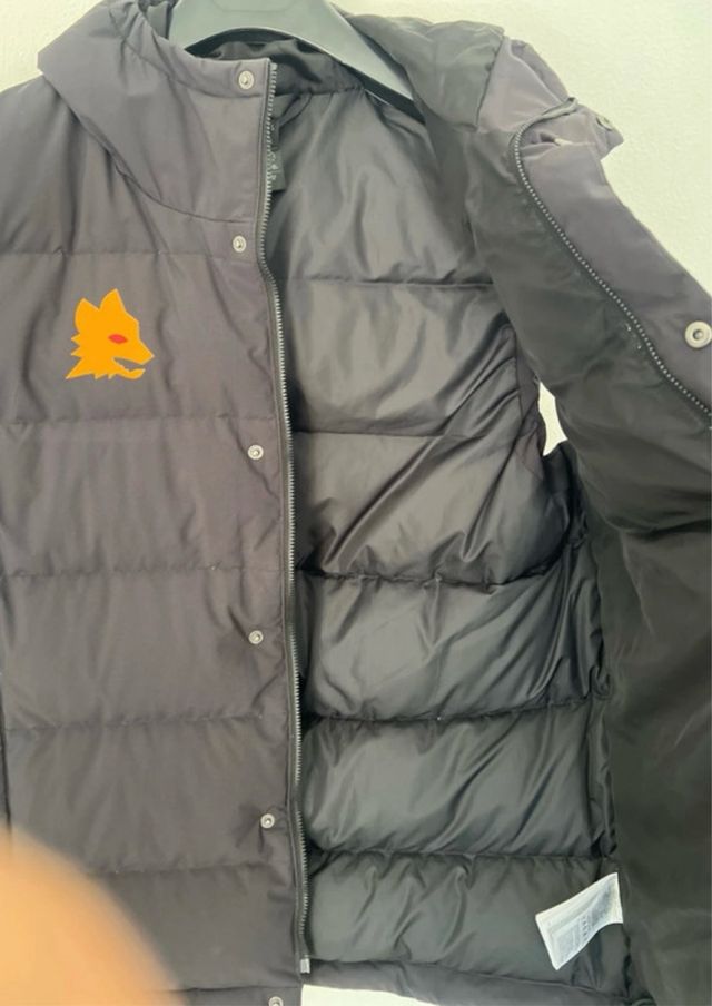 Gilet Adidas As Roma uomo nero