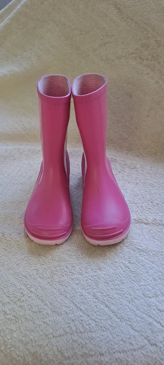 Botas de agua rosas