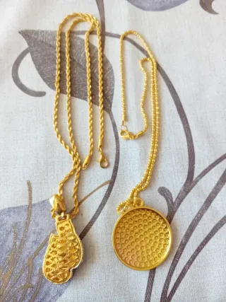 2 Colgantes: Ojo Turco y Guantes Boxeo