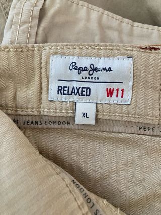 Pantalón Mujer Pepe Jeans Beige Talla XL