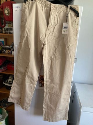 Pantalón Mujer Pepe Jeans Beige Talla XL