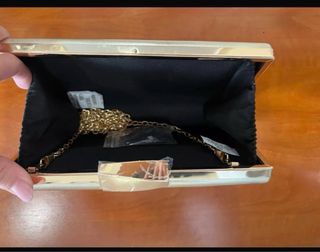 Bolso de fiesta dorado/plateado