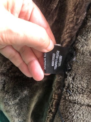 Chaqueta de piel con interior de muton