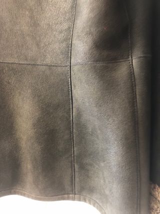 Chaqueta de piel con interior de muton