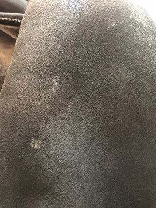 Chaqueta de piel con interior de muton