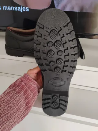 Zapatos de piel negros talla 45