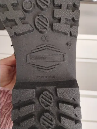 Zapatos de piel negros talla 45