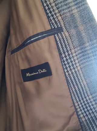 Americana Massimo Dutti Caballero Talla M talla 52