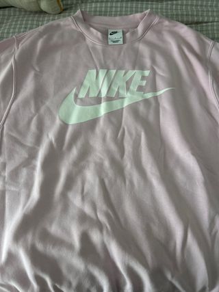 Sudadera Nike rosa chico