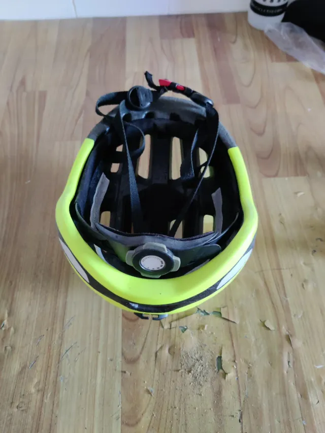 Casco Bicicleta RNOX Amarillo Flúor