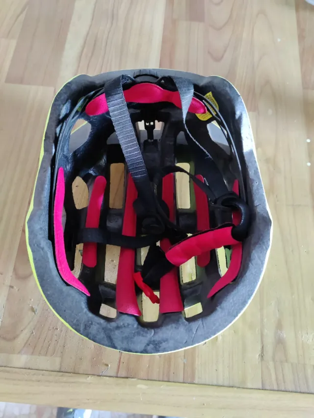 Casco Bicicleta RNOX Amarillo Flúor