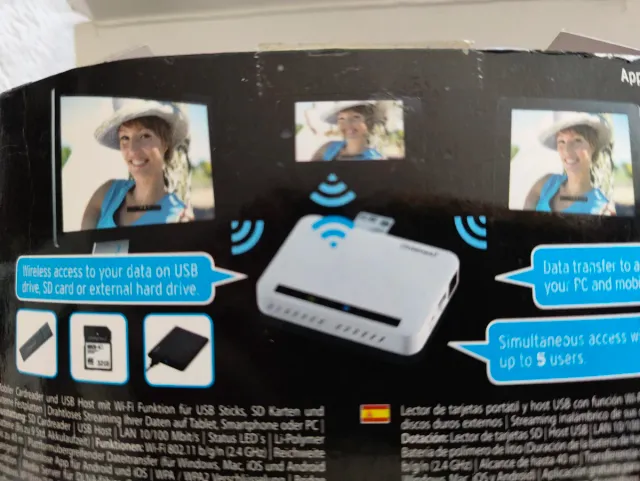 Intenso Memory 2 Move Max Lector WiFi