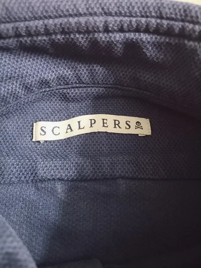 Camisa Scalpers azul manga larga