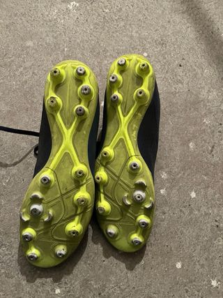 Tacos de fútbol azules