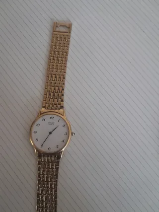 Reloj Citizen Quartzo chapado en ORO/Hombre