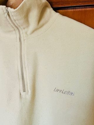 INVICTA pullover Pile Beige Mezza Zip Vintage