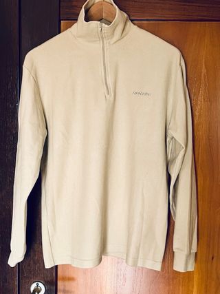 INVICTA pullover Pile Beige Mezza Zip Vintage