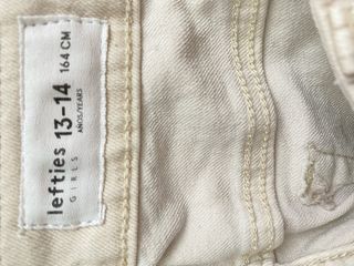 Pantalones vaqueros campana beige