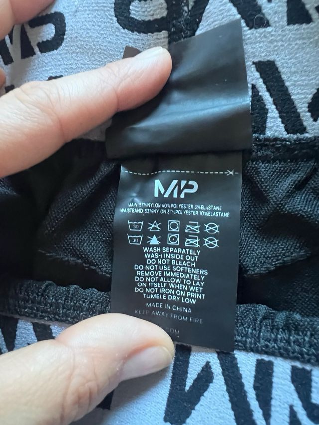 Mallas deportivas My Protein negras