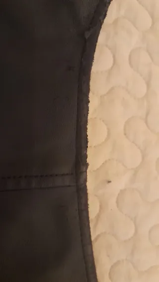 Chaqueta polipiel Zara Talla M Negra