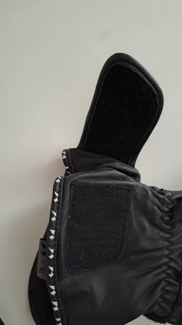 Guanti Moto/Scooter Pelle Neri