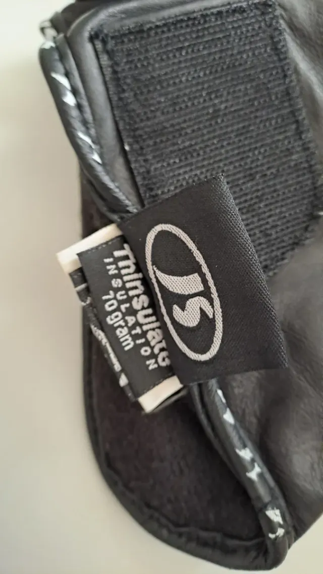 Guanti Moto/Scooter Pelle Neri