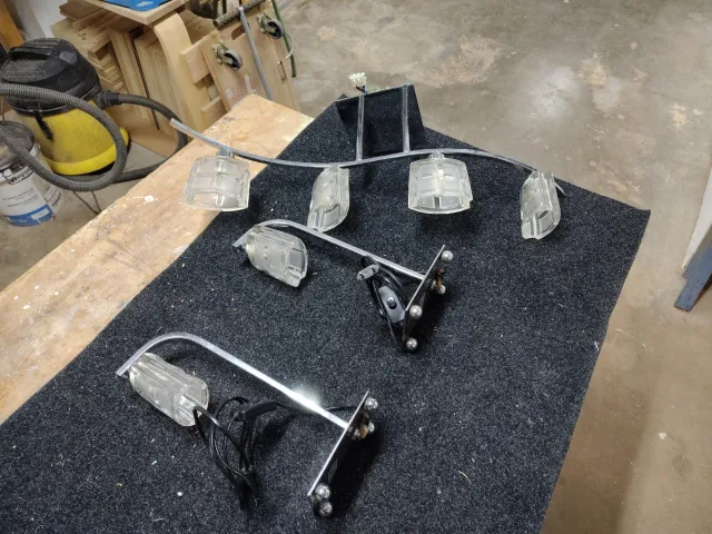 Juego de 3 lámparas de dormitorio