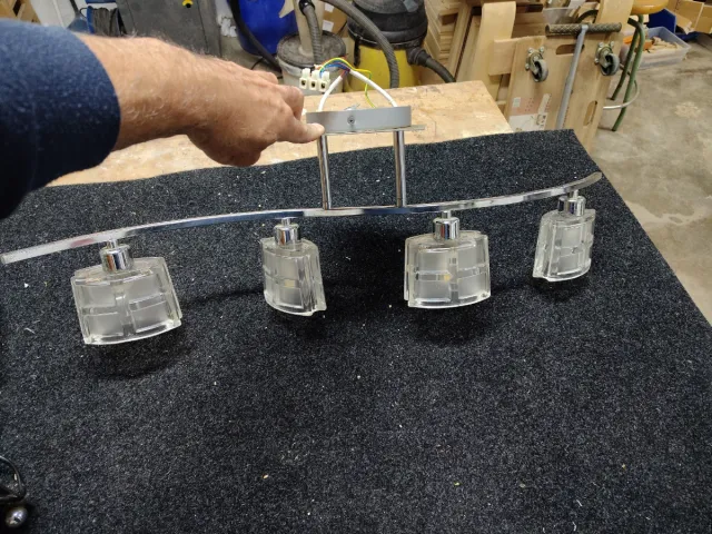 Juego de 3 lámparas de dormitorio