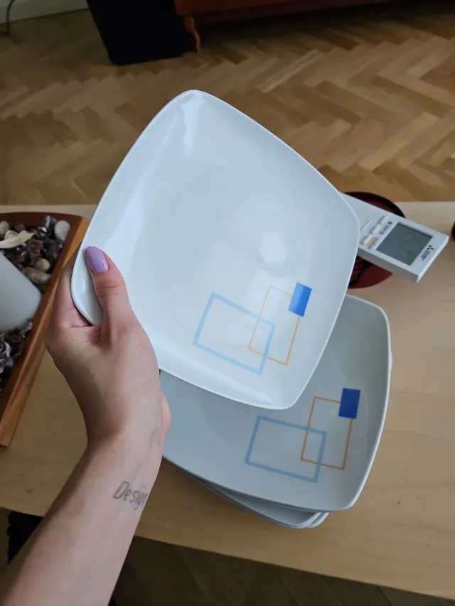 6 Platos Lisos Llanos Cerámica