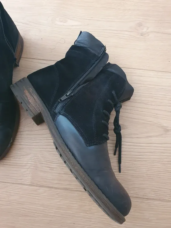 Botines vintage azul oscuro Talla 39