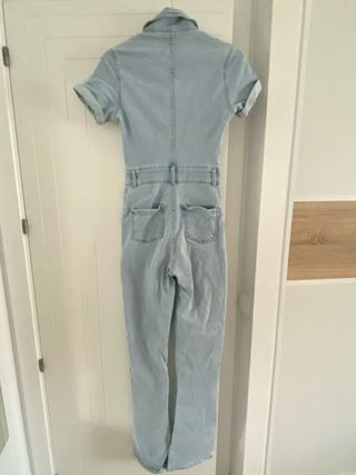 Mono vaquero corto azul