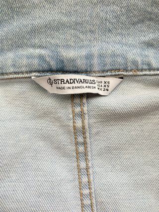 Mono vaquero corto azul