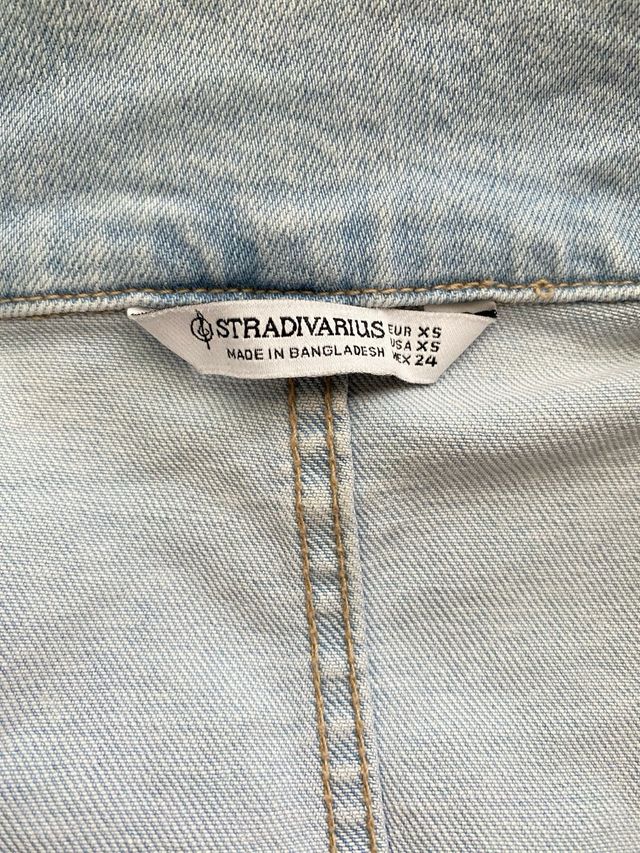 Mono vaquero corto azul