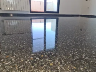 Cristalizado de terrazo y mármol