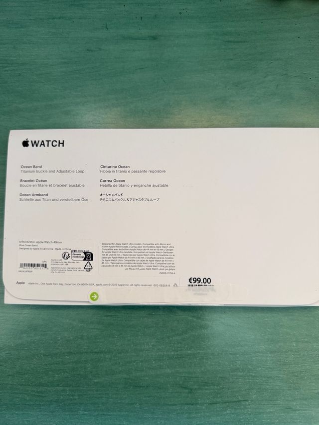 Correa Apple Watch 49mm Azul Oscuro